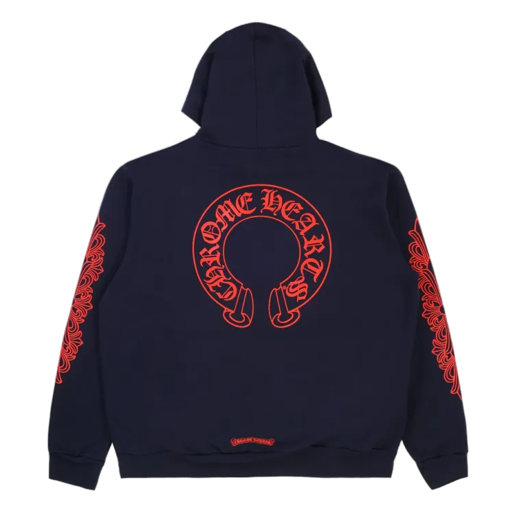 Chrome Hearts Horseshoe Floral Hoodie
